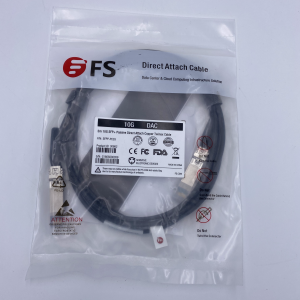 Câble Attache Directe DAC-SFP-10G-3M (Reconditionné) – Image 2