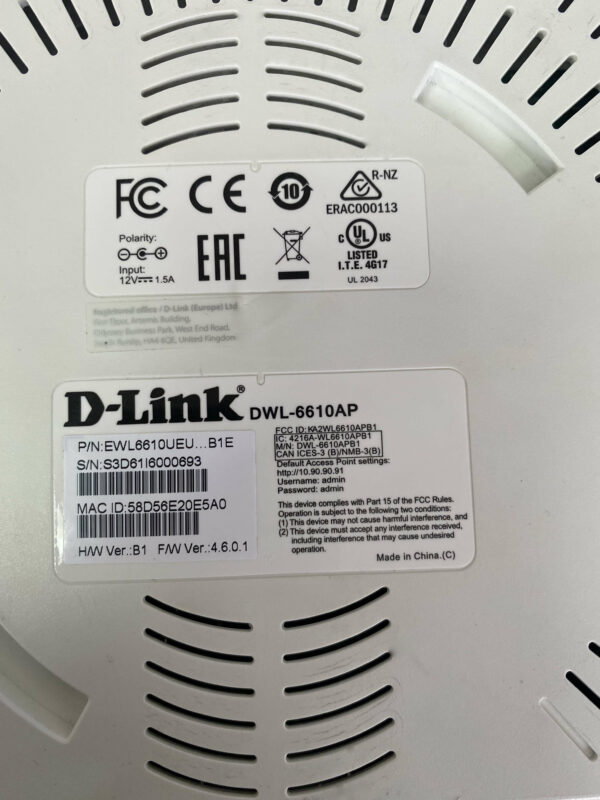 Point d'accès Wi-Fi - D-Link - DWL-6610AP (Reconditionné) – Image 4