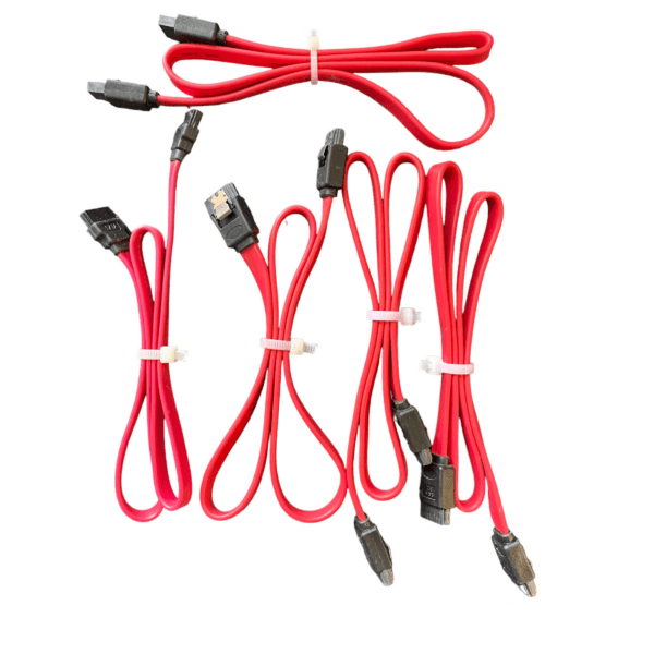 Lot de 5 Cordons SATA Femelle/Femelle 50cm (Reconditionné)